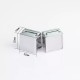 Stainless steel square clamp bag lock