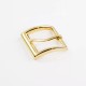 Stainless steel square curved needle waist belt buckle 35mm