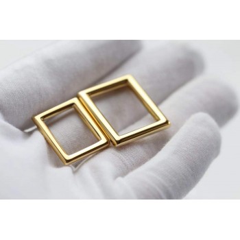 Stainless steel square buckle 4pc/lot, 10mm, 12mm, 15mm, 20mm, 26mm