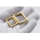 Stainless steel square buckle 4pc/lot, 10mm, 12mm, 15mm, 20mm, 26mm