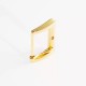Stainless steel square thick needle waist belt buckle 35mm