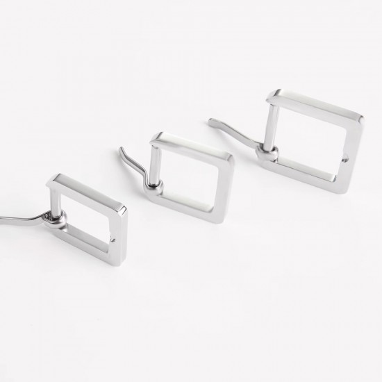 Stainless steel square thread needle buckle 5pc/lot