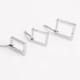 Stainless steel square thread needle buckle 5pc/lot