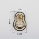 Stainless steel stud hook lock