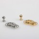 Stainless steel stud hook lock