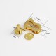 Stainless steel sunny doll twist bag lock Stainless steel sunny doll twist bag lock