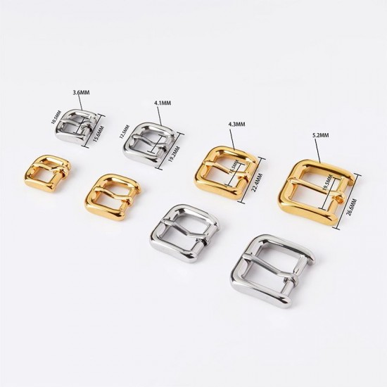 High quality stainless steel thick round corner needle buckle, 4pc/lot High quality stainless steel thick round corner needle buckle, 4pc/lot