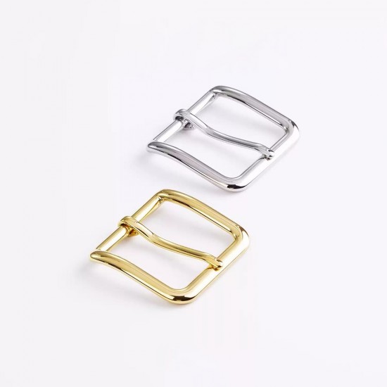 Stainless steel thin thread square needle waist belt buckle 32mm 