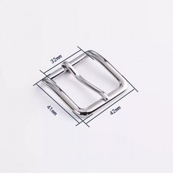 Stainless steel thin thread square needle waist belt buckle 32mm 