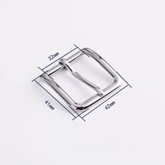 Stainless steel thin thread square needle waist belt buckle 32mm 