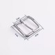 Stainless steel thin thread square needle waist belt buckle 32mm 