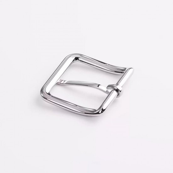 Stainless steel thin thread square needle waist belt buckle 32mm 
