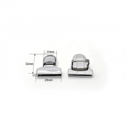 High quality stainless steel tongue latch bag lock