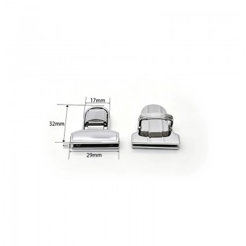 High quality stainless steel tongue latch bag lock High quality stainless steel tongue latch bag lock