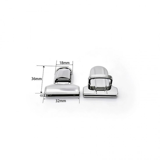 High quality stainless steel tongue latch bag lock