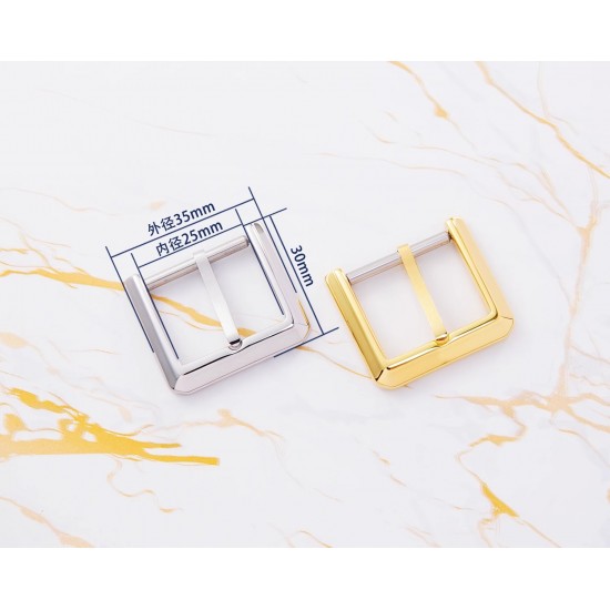 Stainless steel trapezoid thread needle buckle 25mm 2pcs/lot Stainless steel trapezoid thread needle buckle 25mm 2pcs/lot