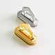 Stainless steel triangle fold bag lock