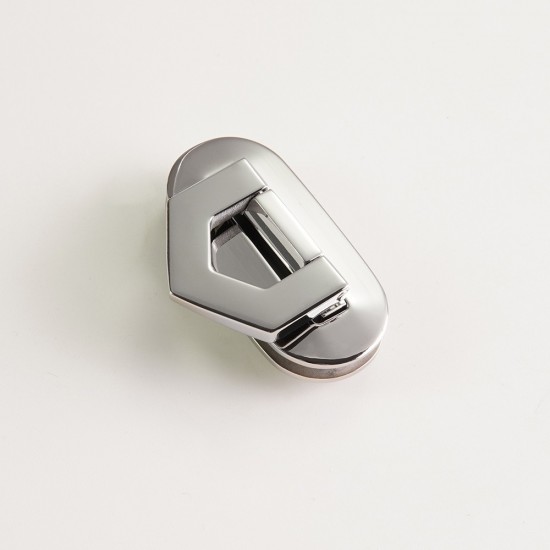 Stainless steel triangle fold bag lock