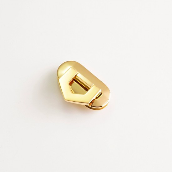 Stainless steel triangle fold bag lock