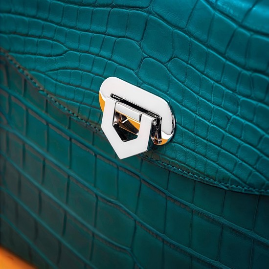 Stainless steel triangle fold bag lock