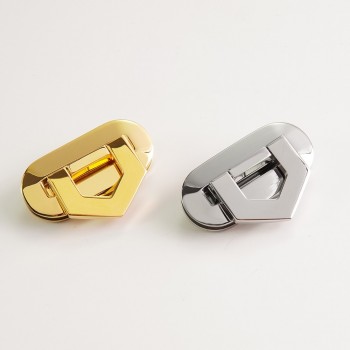 Stainless steel triangle fold bag lock