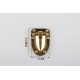 Stainless steel triangle slot lock