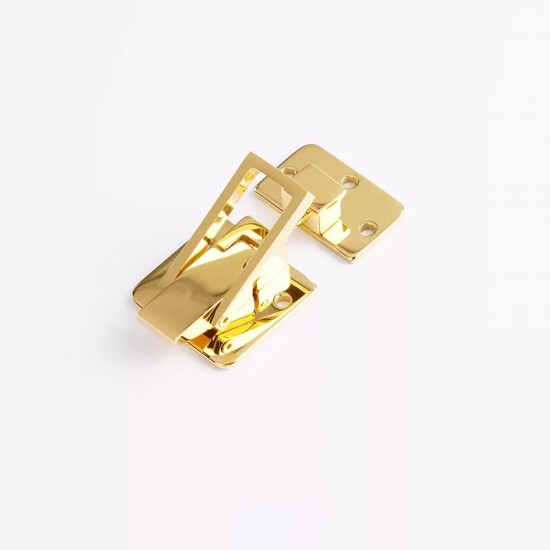 Stainless steel wood case bag lock