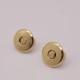 Solid brass no lid thin magnetic button, 14mm, 18mm, 5pc/lot