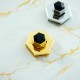 Hermes quality, stainless steel Swarovski crystal twist lock Hermes quality, stainless steel Swarovski crystal twist lock