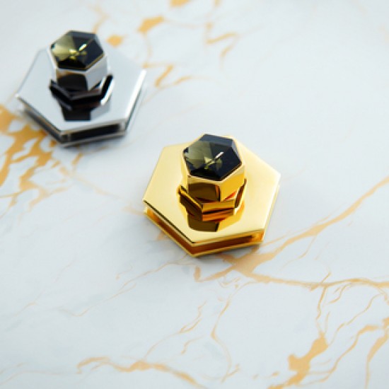 Hermes quality, stainless steel Swarovski crystal twist lock Hermes quality, stainless steel Swarovski crystal twist lock
