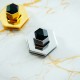 Hermes quality, stainless steel Swarovski crystal twist lock Hermes quality, stainless steel Swarovski crystal twist lock