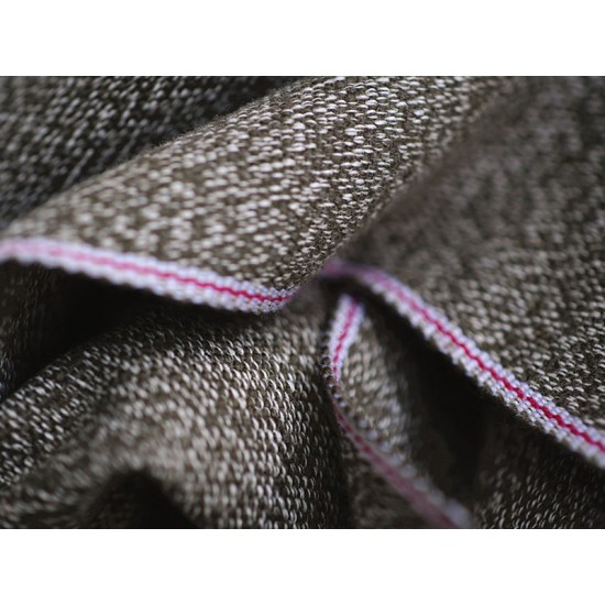 Selvedge Swiss salt and pepper canvas Selvedge Swiss salt and pepper canvas