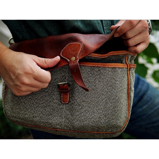 Selvedge Swiss salt and pepper canvas Selvedge Swiss salt and pepper canvas