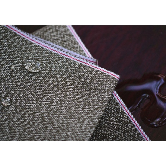 Selvedge Swiss salt and pepper canvas Selvedge Swiss salt and pepper canvas