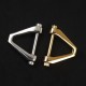 1pc/lot stainless steel triangle D ring