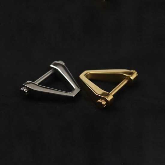 1pc/lot stainless steel triangle D ring