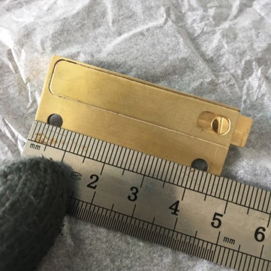 Solid brass key hook, key holder, key ring