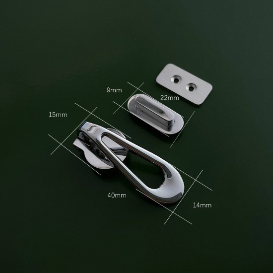 High quality stainless steel bag lock, wallet lock, waterdrop lock High quality stainless steel bag lock, wallet lock, waterdrop lock