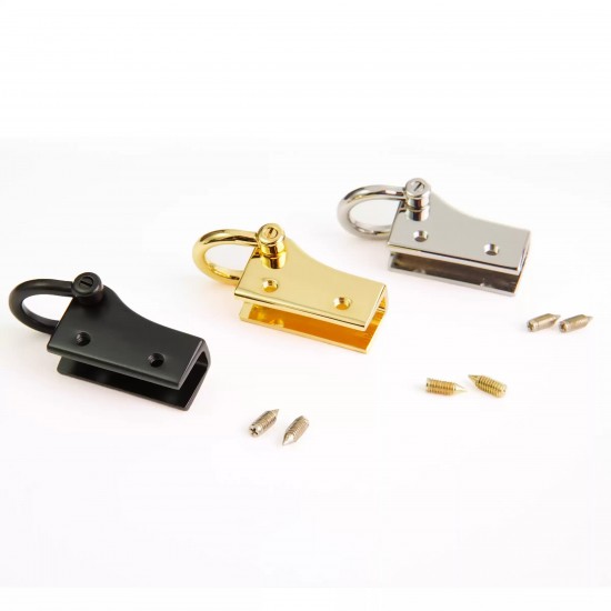 Zinc alloy ring bag hangers, tabs, 4pc/lot