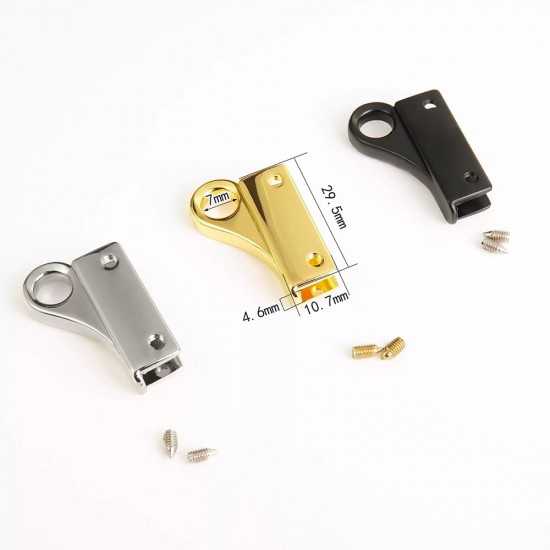 Zinc alloy without ring bag hangers, tabs, 4pc/lot