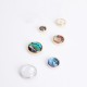 Stainless steel shell decoration buttons, 5pc/lot