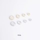 Stainless steel shell decoration buttons, 5pc/lot