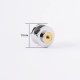 High quality stainless steel MK slide magnetic bag lock High quality stainless steel MK slide magnetic bag lock