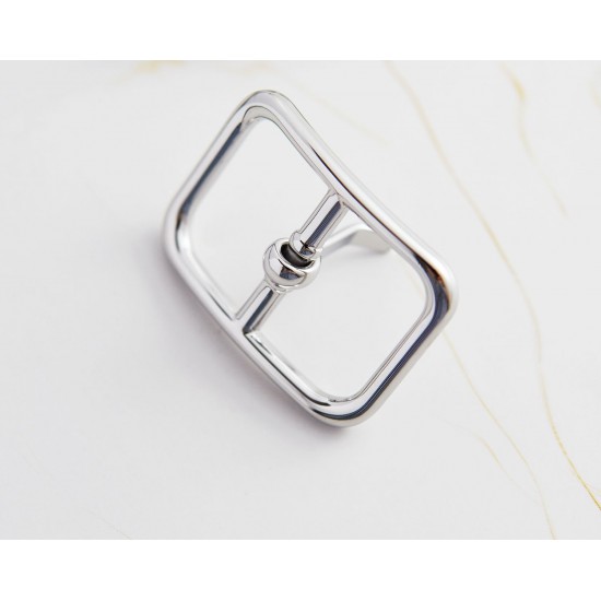 High quality stainless steel fixed pin strap buckle, 4pc/lot