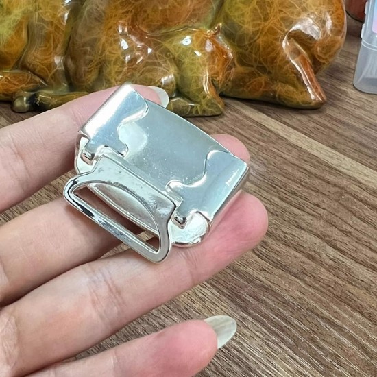 Shine waist belt buckle 35mm No.3