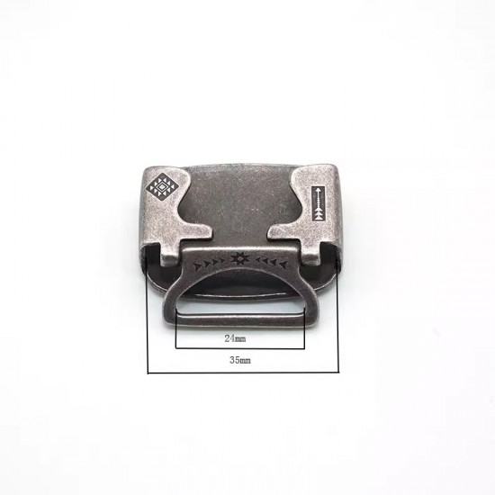 Vintage waist belt buckle 35mm No.4