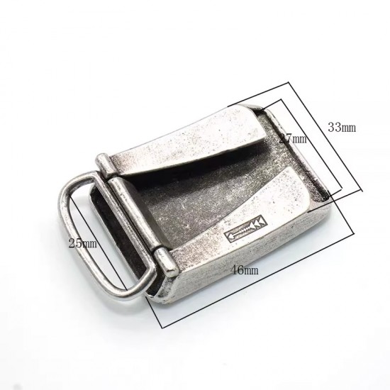 Vintage waist belt buckle 27mm No.7