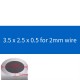 304 stainless steel tube, 5 pcs/lot