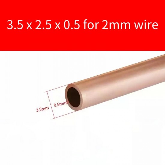 H62 solid brass, T2 red copper tube, 5 pcs/lot