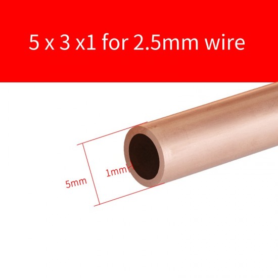 H62 solid brass, T2 red copper tube, 5 pcs/lot